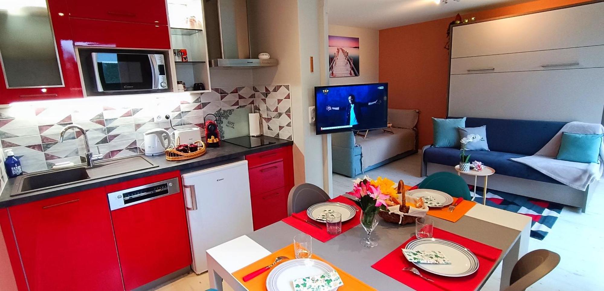 Studio Proche Plage - Parking Gratuit Et Prive - Terrasse Et Petit Jardin Cloture クルル・シュル・メール エクステリア 写真