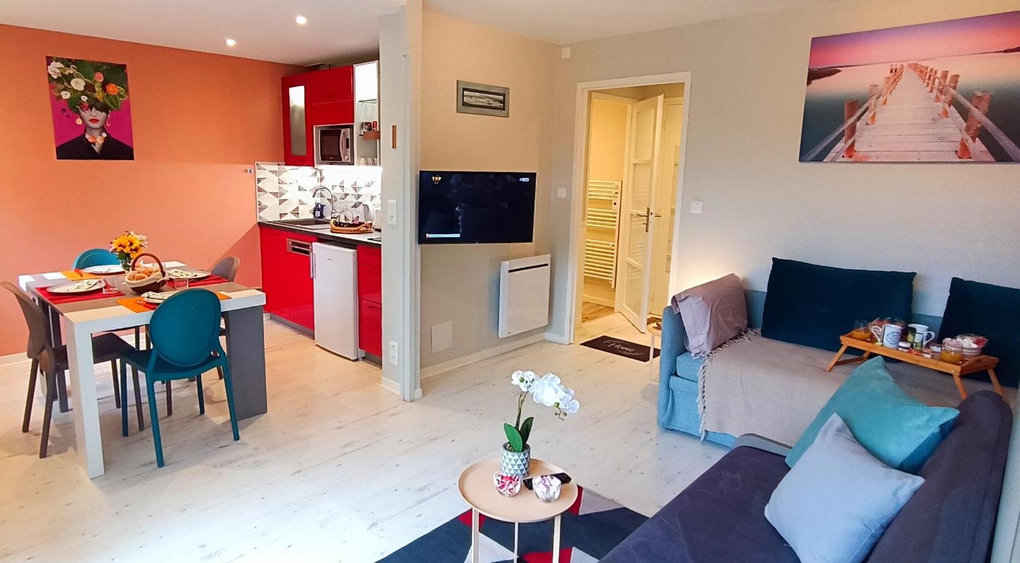 Studio Proche Plage - Parking Gratuit Et Prive - Terrasse Et Petit Jardin Cloture クルル・シュル・メール エクステリア 写真